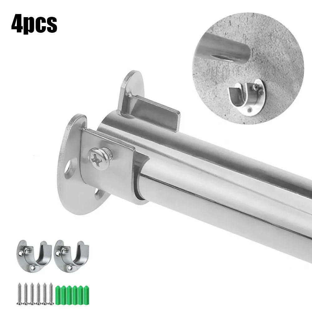 4pcs-stainless Steel Opening Flange, Clothes Rail Opening Flange Seat, Closet Tube Seat, Clothes Support Clothes Pass Clip
4pcs-stainless Steel Opening Flange, Clothes Rail Opening Flange Seat, Closet Tube Seat, Clothes Support Clothes Pass Clip