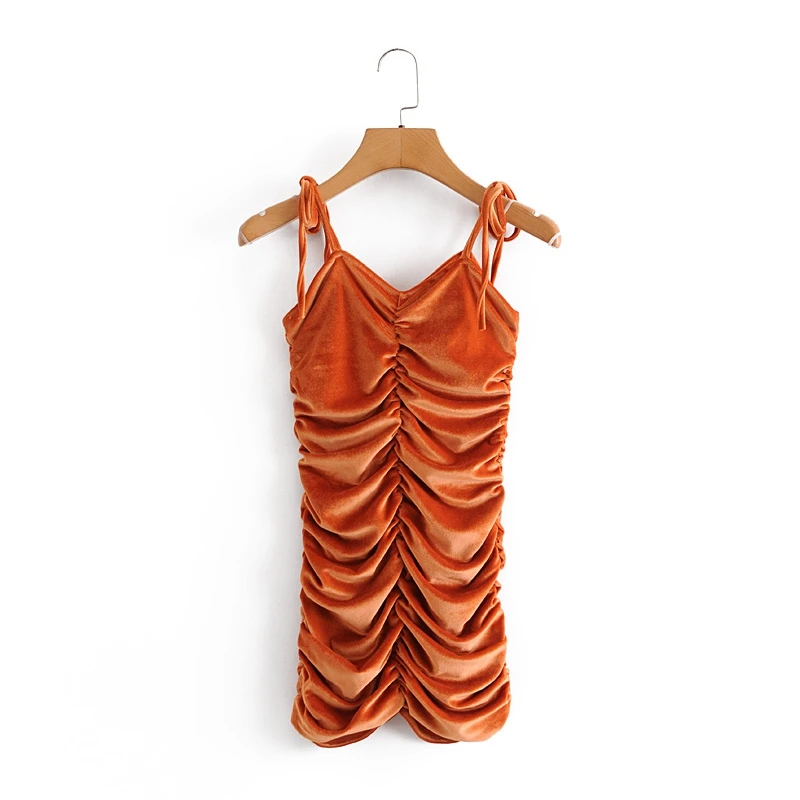 Sexy Spaghetti Strap Pleated Dress Women Autumn Clubwear Slim Mini Party Dress Female V neck Cami Dress
Sexy Spaghetti Strap Pleated Dress Women Autumn Clubwear Slim Mini Party Dress Female V neck Cami Dress
