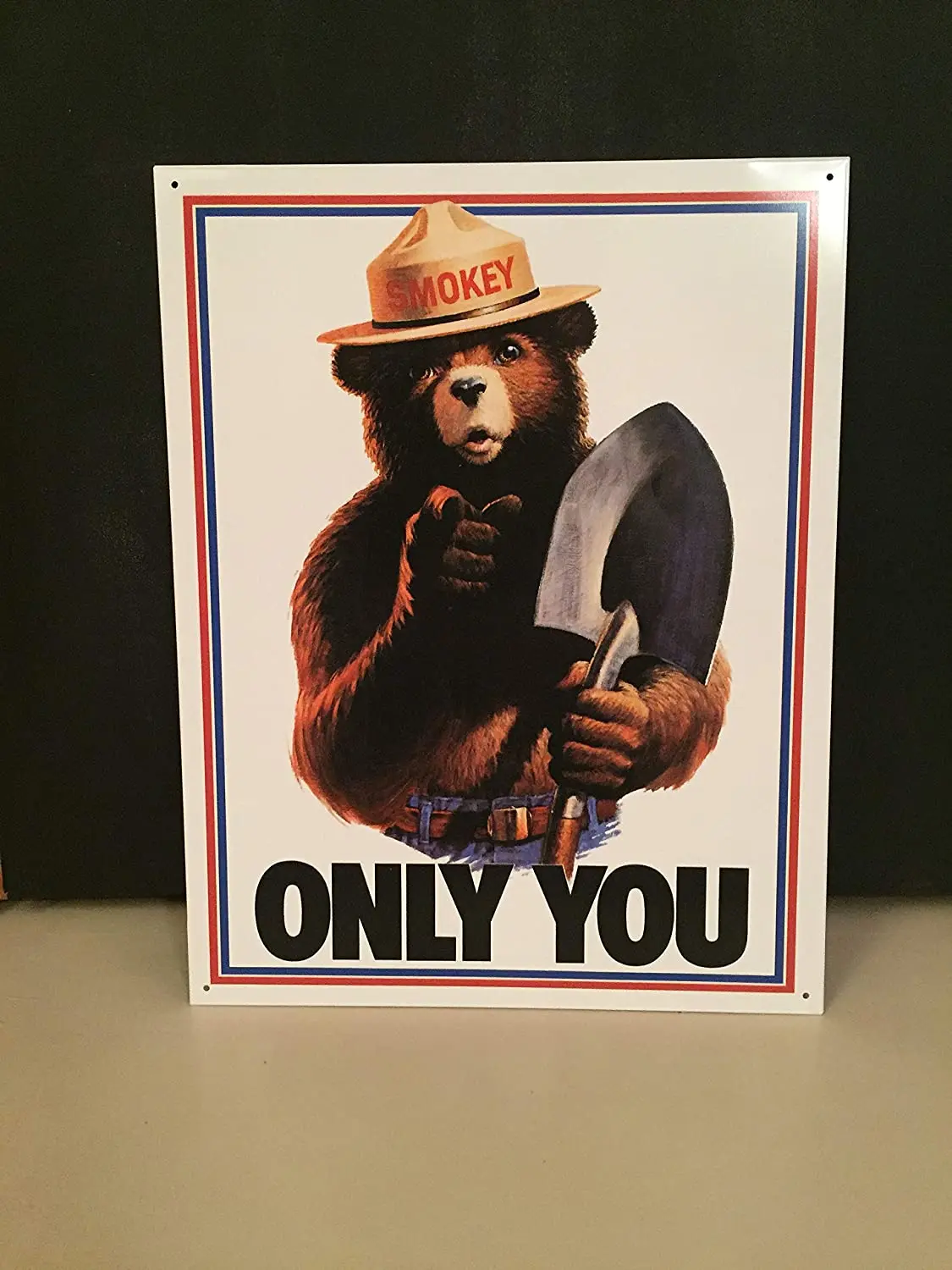 Diuangfoong Smokey The Bear Vintage Reproduction Metal Sign 12" x 8" 
Diuangfoong Smokey The Bear Vintage Reproduction Metal Sign 12" x 8"