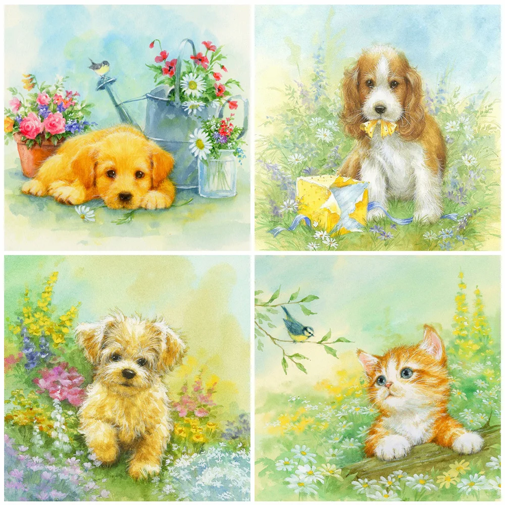 EverShine Diamond Mosaic Cartoon Cross Stitch Diamond Embroidery Dog Animal Rhinestone Art Painting Full Square Decor For Home
EverShine Diamond Mosaic Cartoon Cross Stitch Diamond Embroidery Dog Animal Rhinestone Art Painting Full Square Decor For Home