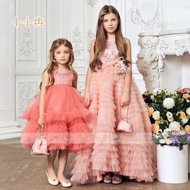 XIAOXIAORAN New Coming Tiered Tulle Princess Dress Sleeveless Custom Made Kids Prom Dress Ruffles Long Pageant Gowns
XIAOXIAORAN New Coming Tiered Tulle Princess Dress Sleeveless Custom Made Kids Prom Dress Ruffles Long Pageant Gowns