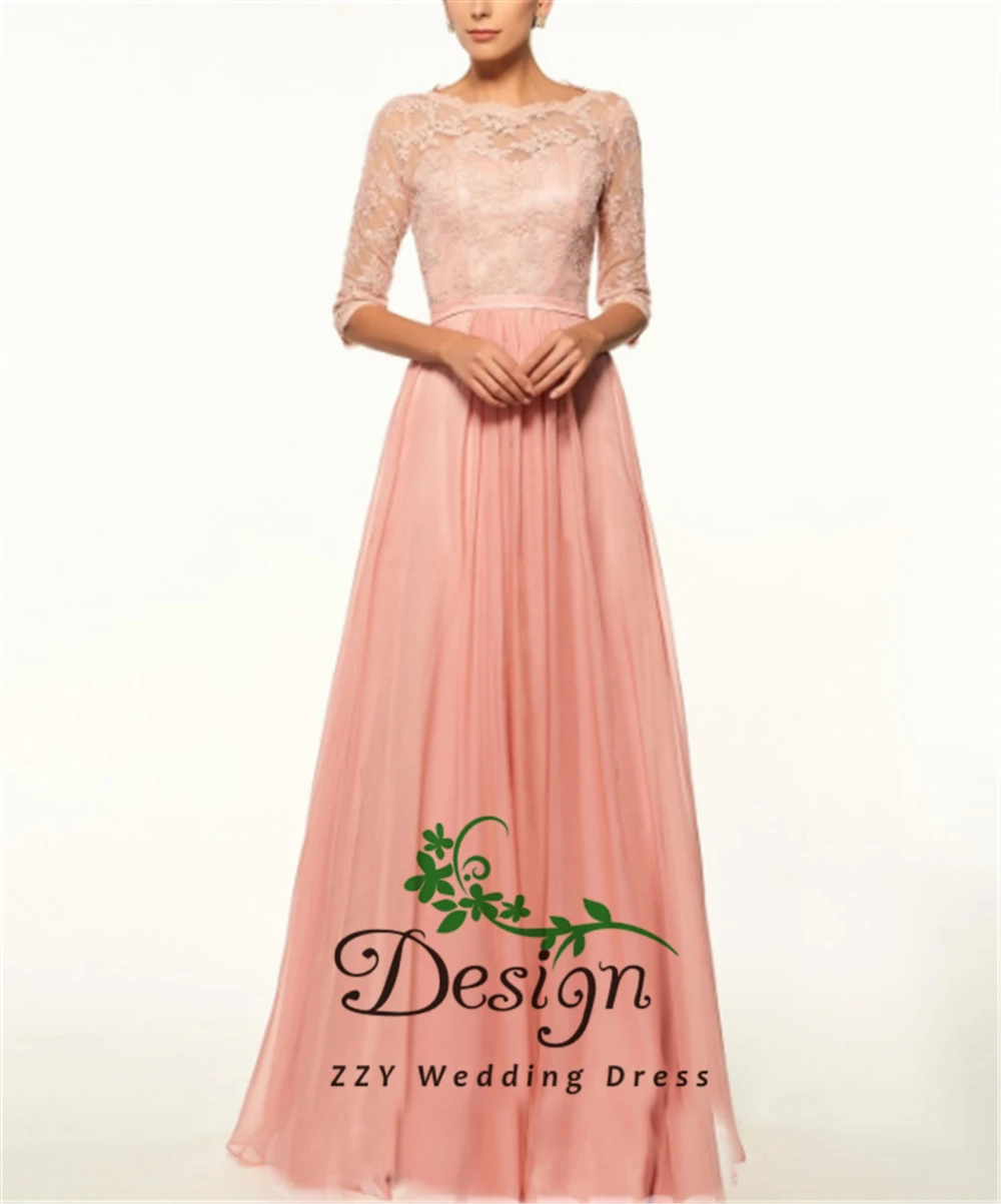 Excellent 3/4 Sleeves Pink Lace And Chiffon Beading A-line Full-Length Custom-Made formal Mother's Dresses Dress Women Elegant
Excellent 3/4 Sleeves Pink Lace And Chiffon Beading A-line Full-Length Custom-Made formal Mother's Dresses Dress Women Elegant
