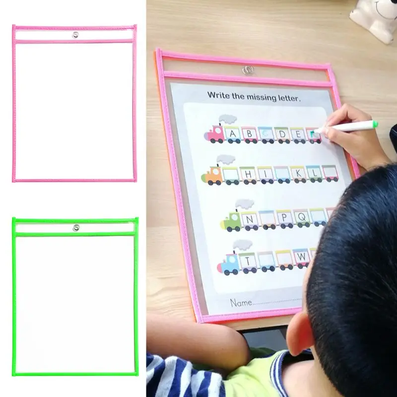 10Pcs Dry Erase File Folder Document Bag For Reusable Writing And Wiping Bags For Office And School Supplies
10Pcs Dry Erase File Folder Document Bag For Reusable Writing And Wiping Bags For Office And School Supplies