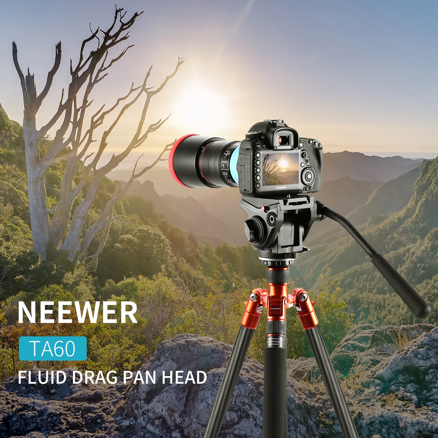 Neewer Metal Heavy Duty Video Camera Tripod Fluid Drag Pan Head 1/4 and 3/8 inches Screws Sliding Plate for DSLR Cameras Video
Neewer Metal Heavy Duty Video Camera Tripod Fluid Drag Pan Head 1/4 and 3/8 inches Screws Sliding Plate for DSLR Cameras Video