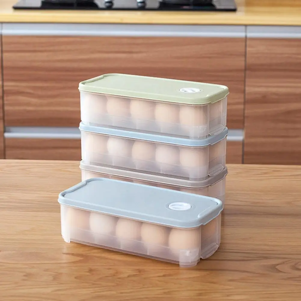 Useful Hygienic Wear-resistant Refrigerator Egg Storage Box with Cover Household Supplies Egg Box Egg Storage
Useful Hygienic Wear-resistant Refrigerator Egg Storage Box with Cover Household Supplies Egg Box Egg Storage