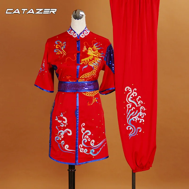 Kids Adults Embroidery Kung Fu Suit Tai Chi Wing Chun Uniform Summer Changquan Suit Wushu Jacket Pants Need Your Measurements
Kids Adults Embroidery Kung Fu Suit Tai Chi Wing Chun Uniform Summer Changquan Suit Wushu Jacket Pants Need Your Measurements