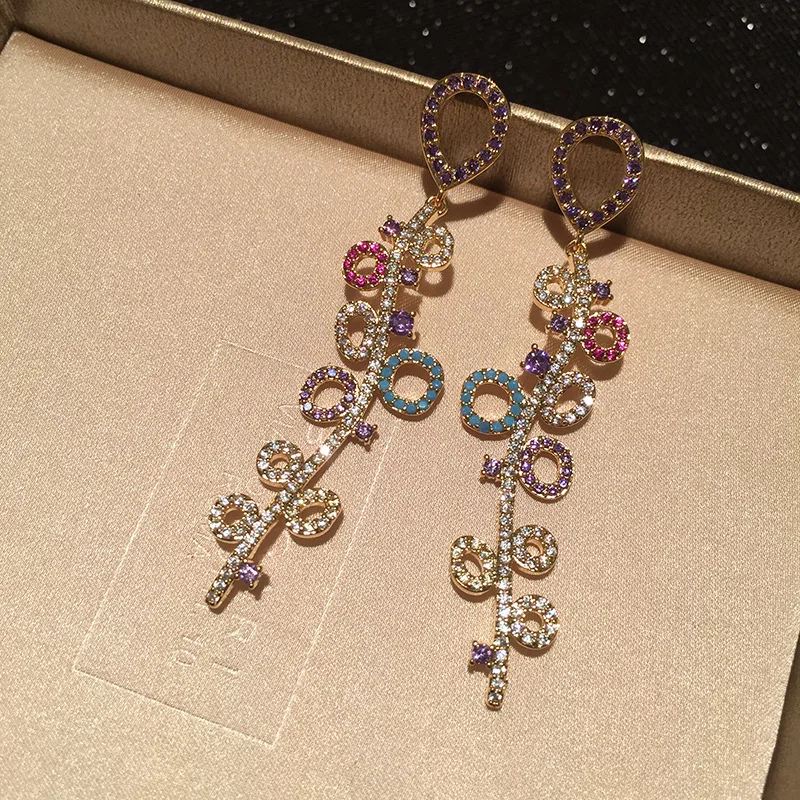 fahsion long drop earring for women cubic zirconia jewelry wedding gift
fahsion long drop earring for women cubic zirconia jewelry wedding gift