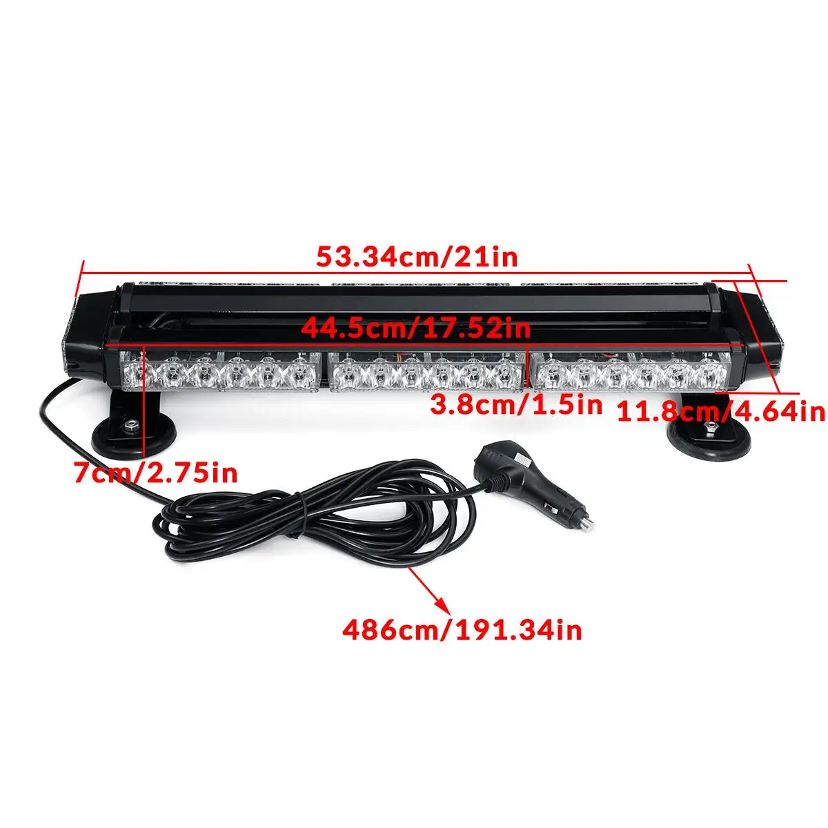 21" 42 LED 4 Side Car Roof Advisor Beacon Strobe Flashing Security Warning Light Bar Emergency Light Magnetic 7 Flash Patterns 
21" 42 LED 4 Side Car Roof Advisor Beacon Strobe Flashing Security Warning Light Bar Emergency Light Magnetic 7 Flash Patterns