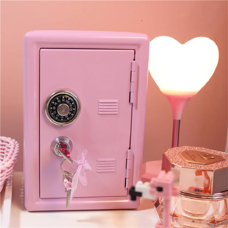 Creative Piggy Bank With Lock Storage Box Mini ATM Password Box Coin Jewelry Storage Box Childrens Kids Gift Pink With Key
Creative Piggy Bank With Lock Storage Box Mini ATM Password Box Coin Jewelry Storage Box Childrens Kids Gift Pink With Key