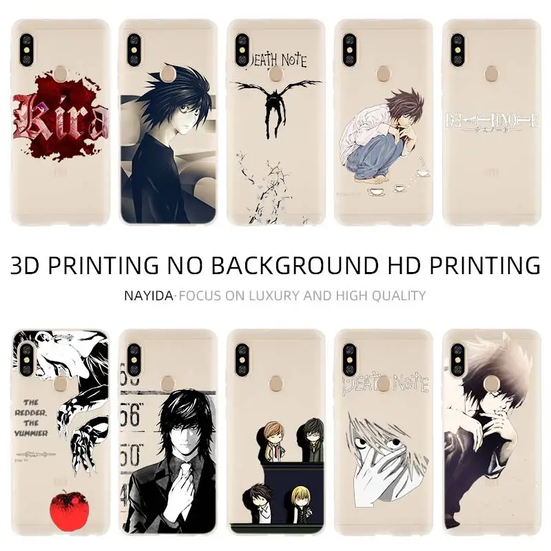 Мягкий силиконовый чехол для Xiaomi Redmi 9a 8a 7a 6a 5a 4a 9at 9Prime 9 8 7 6 5 K20Pro Death Note|Бамперы| |