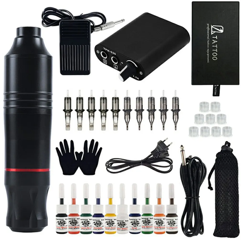Lightweight and Portable Tattoo Pen Set Rotary Makeup Tattoo Pen Machine Motor Guns for Tattoo
Lightweight and Portable Tattoo Pen Set Rotary Makeup Tattoo Pen Machine Motor Guns for Tattoo