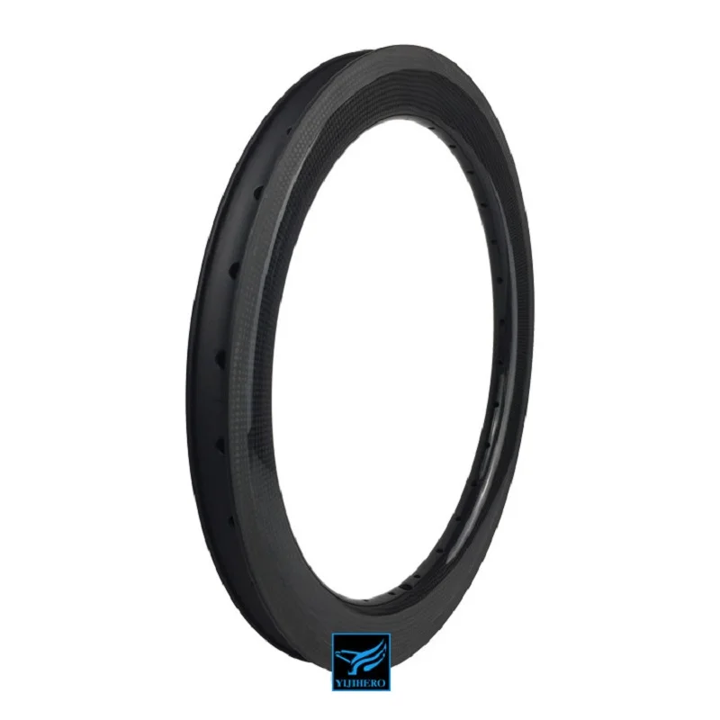 16 inch 349 38mm depth Clincher 25mm wide BMX freestyle brompton V brake Carbon Rims 16er carbon rim for folding Motocross bike
16 inch 349 38mm depth Clincher 25mm wide BMX freestyle brompton V brake Carbon Rims 16er carbon rim for folding Motocross bike