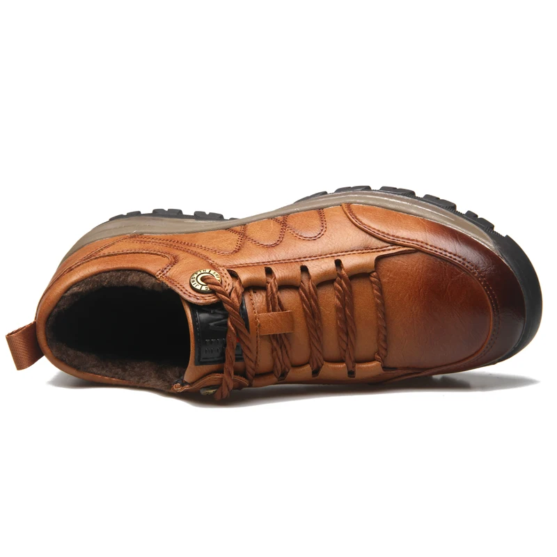 Outdoor Lace Up Men Leather Shoes Casual Fur Men Hiking Shoes Chaussures Homme Winter Casual Men Vulcanize Shoes Male Footwear
Outdoor Lace Up Men Leather Shoes Casual Fur Men Hiking Shoes Chaussures Homme Winter Casual Men Vulcanize Shoes Male Footwear