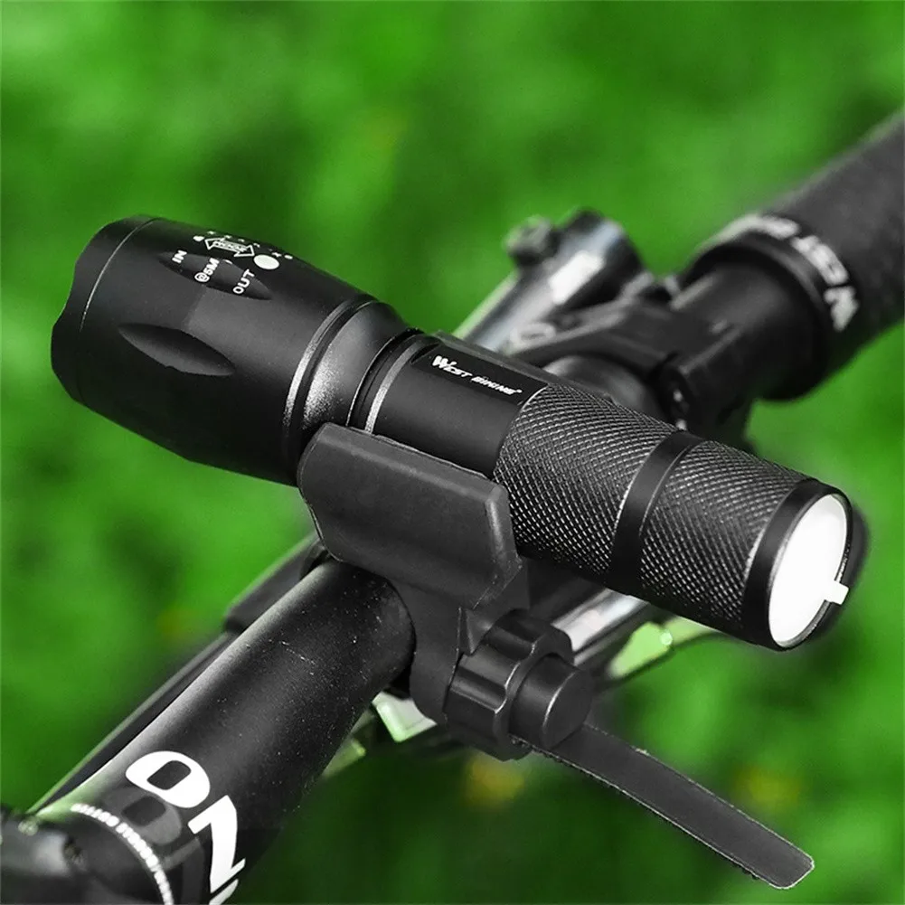 Black Aluminum Bicycle Adjustable Focus Front Light 141mm (130mm) X 26mm High Brightness Mountain Bike Flashlight Outdoor Tool
Black Aluminum Bicycle Adjustable Focus Front Light 141mm (130mm) X 26mm High Brightness Mountain Bike Flashlight Outdoor Tool