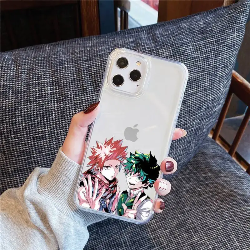 My Hero Academia deku bakugou Boku Phone Case Transparent for iPhone 12 11 mini pro XS MAX 6 6S 8 7 Plus X 5S SE 2020 XR
My Hero Academia deku bakugou Boku Phone Case Transparent for iPhone 12 11 mini pro XS MAX 6 6S 8 7 Plus X 5S SE 2020 XR