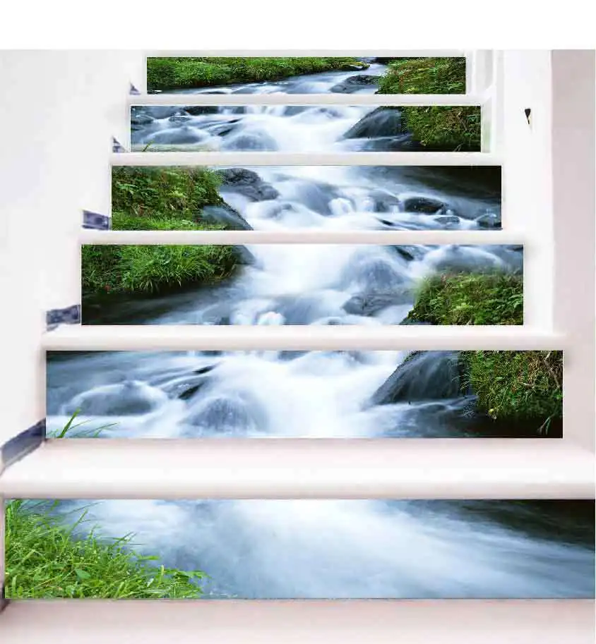 3D Waterfall Wall Stickers Self Adhesive Wallpaper Stair Stickers Modern Home Decoration Room Decor Aesthetic pegatinas de pared
3D Waterfall Wall Stickers Self Adhesive Wallpaper Stair Stickers Modern Home Decoration Room Decor Aesthetic pegatinas de pared