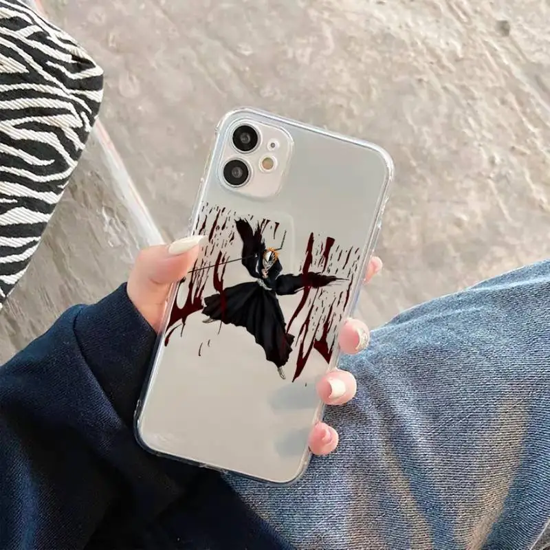 Anime Bleach Phone Case Transparent soft For iphone 5 5s 5c se 6 6s 7 8 11 12 plus mini x xs xr pro max
Anime Bleach Phone Case Transparent soft For iphone 5 5s 5c se 6 6s 7 8 11 12 plus mini x xs xr pro max