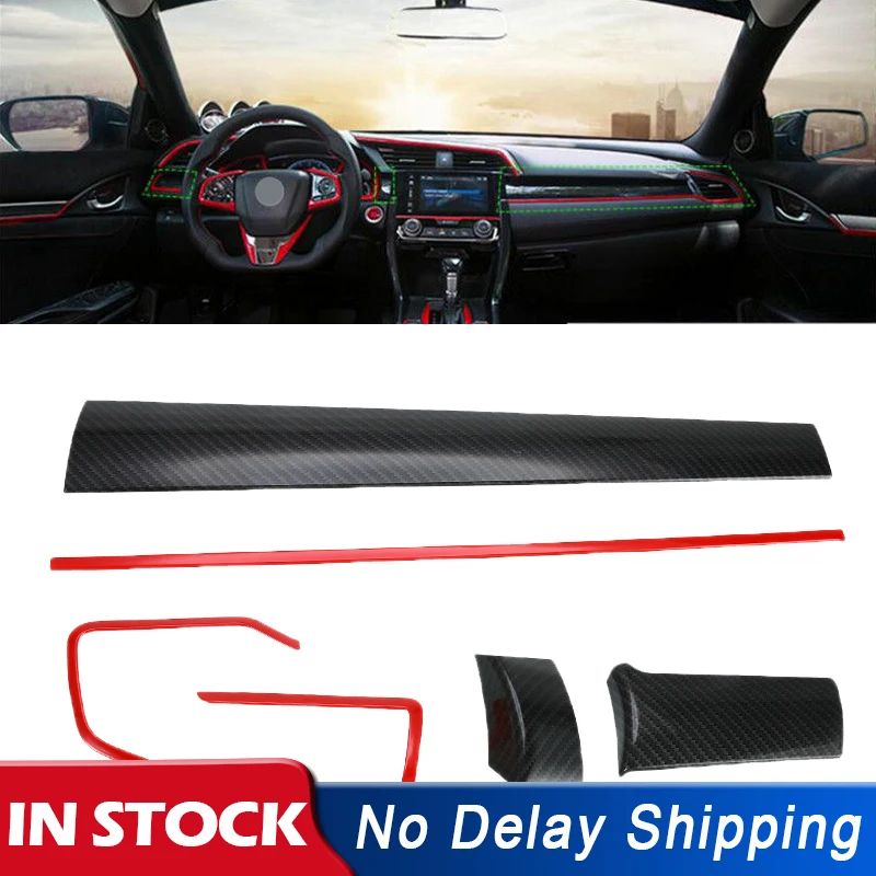3/6Pcs New ABS Car Console Center Dashboard Cover Trim Mouldling Stickers For Honda Civic 10th Typer 2016-2018 Auto Accessories
3/6Pcs New ABS Car Console Center Dashboard Cover Trim Mouldling Stickers For Honda Civic 10th Typer 2016-2018 Auto Accessories