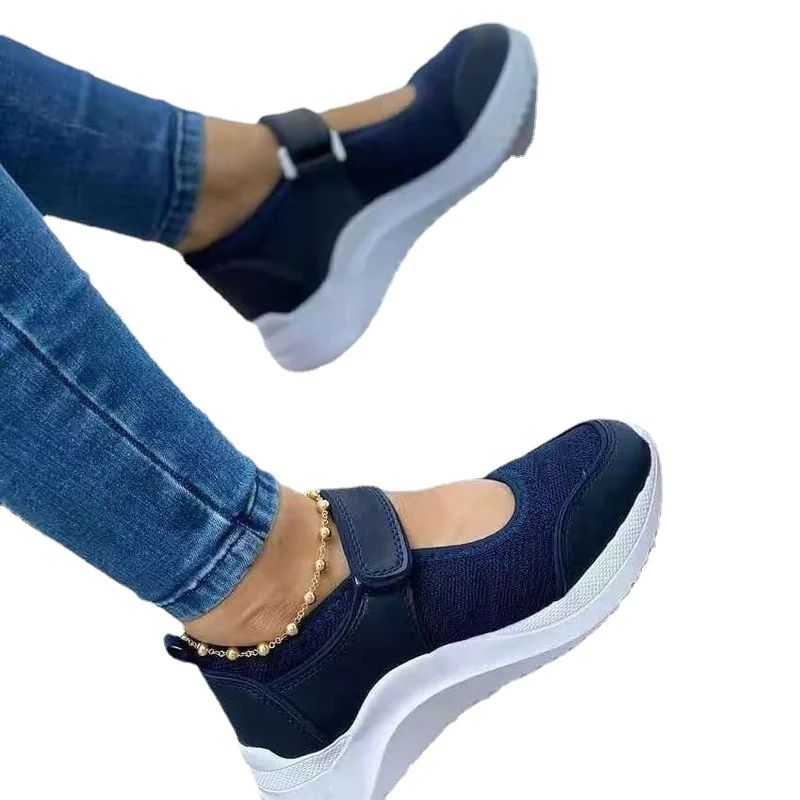 Casual Shoes Women's 2021 Summer New Fashion Sneakers Wedges Platform Shoes Hook & Loop Mesh Med (3cm-5cm) Plus Size Sneakers
Casual Shoes Women's 2021 Summer New Fashion Sneakers Wedges Platform Shoes Hook & Loop Mesh Med (3cm-5cm) Plus Size Sneakers