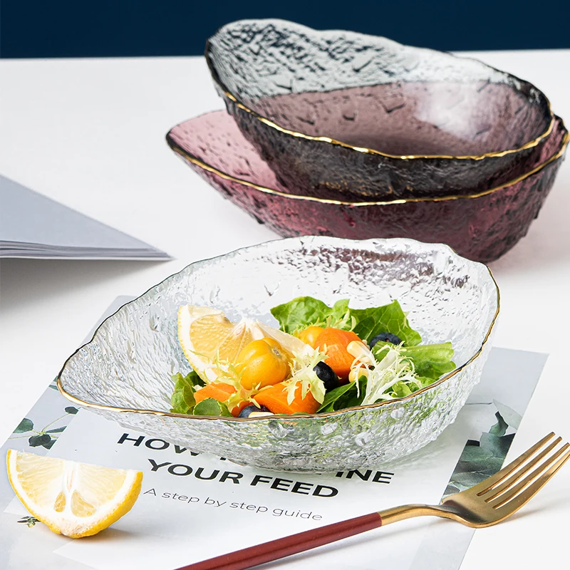 Japanese glass bowl fruit bowl transparent salad plate vegetable bowl household bird's nest Phnom Penh salad bowl dessert bowl
Japanese glass bowl fruit bowl transparent salad plate vegetable bowl household bird's nest Phnom Penh salad bowl dessert bowl