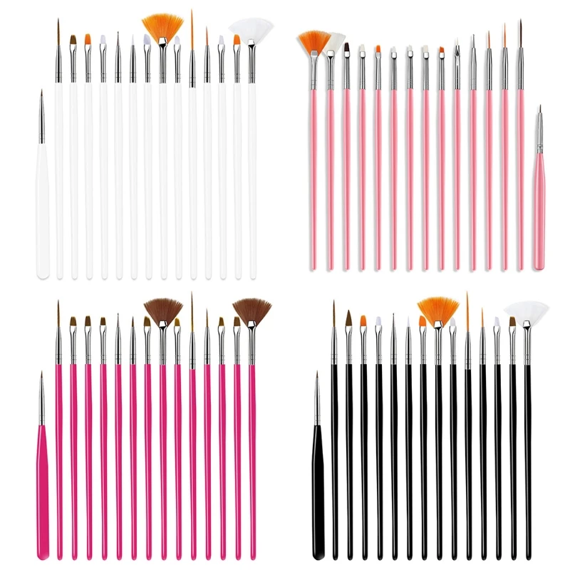 15pcs Nail Brush Set UV Gel Lacquer Acrylic Painting Liner Pen Pedicure Manicure Kit for Nails Art Tool
15pcs Nail Brush Set UV Gel Lacquer Acrylic Painting Liner Pen Pedicure Manicure Kit for Nails Art Tool