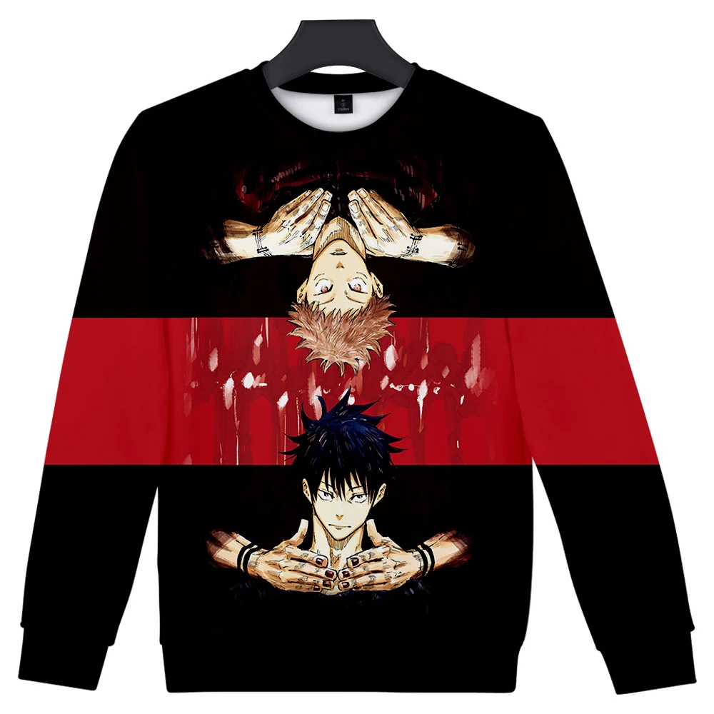 Fashion 3D Jujutsu Kaisen Gojo Itadori Fushiguro printed autumn and winter Pullovers Japanese style Men/Wo kids All-match
Fashion 3D Jujutsu Kaisen Gojo Itadori Fushiguro printed autumn and winter Pullovers Japanese style Men/Wo kids All-match