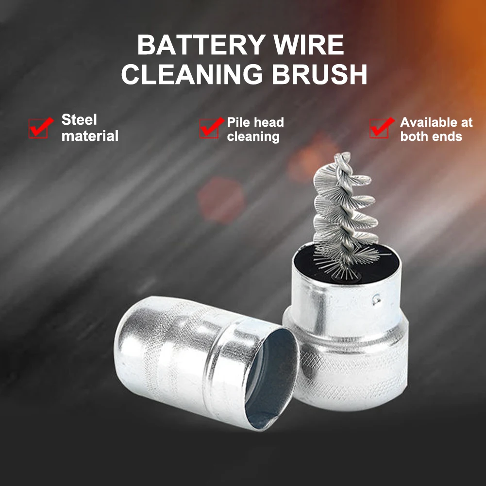 1PC Car Battery Terminal Wire Brush Post Cleaner Dirt Corrosion Cleaning Brush Stainless Steel Wire Brush Car Cleaning Tool
1PC Car Battery Terminal Wire Brush Post Cleaner Dirt Corrosion Cleaning Brush Stainless Steel Wire Brush Car Cleaning Tool