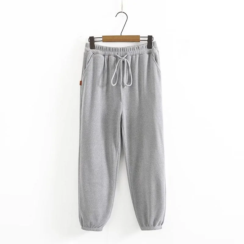 Plus Size XL-4XL Women's Elastic Waist Sportswear Pants Casual Full Cotton Joggers with Pockets
Plus Size XL-4XL Women's Elastic Waist Sportswear Pants Casual Full Cotton Joggers with Pockets