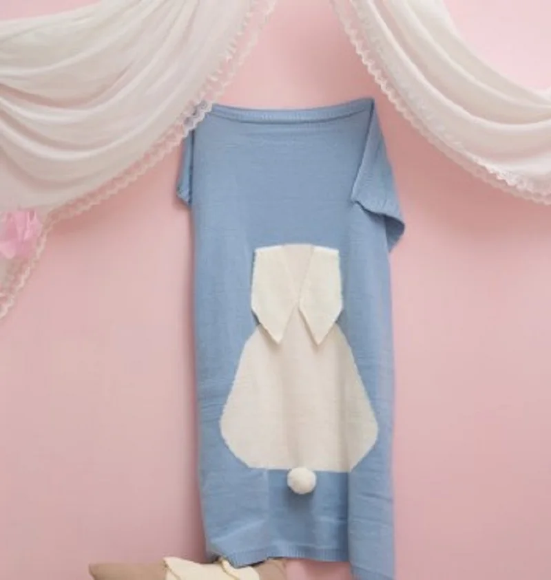 CAMMITEVER Rabbit Ear Newborn Knitting Blanket Bedding Towel Cover Soft Blankets For Boys And Girls
CAMMITEVER Rabbit Ear Newborn Knitting Blanket Bedding Towel Cover Soft Blankets For Boys And Girls