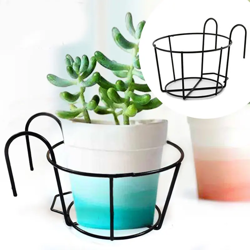 Round Wrought Iron Hanging Type Hanging Plant Iron Racks Balcony Flower Pot Rack Garden Supplies
Round Wrought Iron Hanging Type Hanging Plant Iron Racks Balcony Flower Pot Rack Garden Supplies