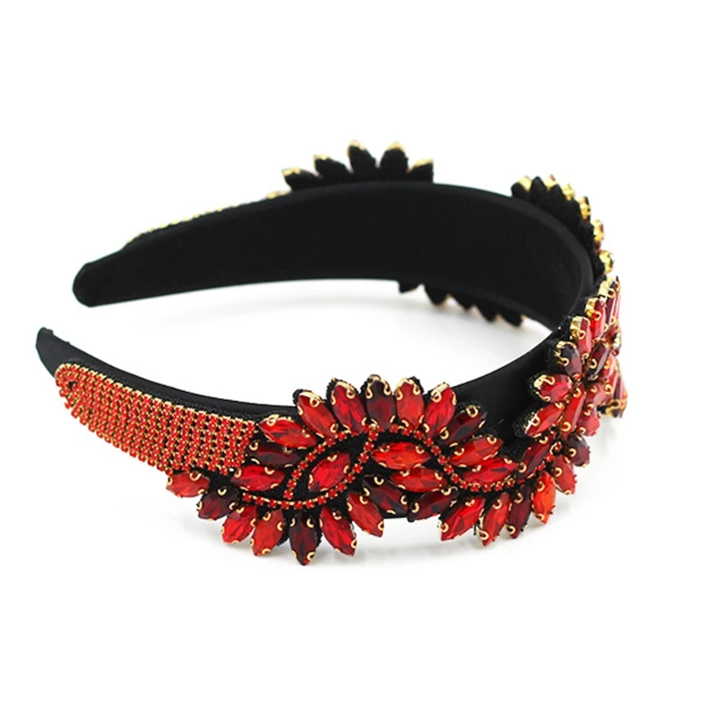 Western Baroque Style Jewelry Headband Luxurious S Shape Multicolor Crystal Floral Hair Hoop Women Prom Vacation Bandana
Western Baroque Style Jewelry Headband Luxurious S Shape Multicolor Crystal Floral Hair Hoop Women Prom Vacation Bandana