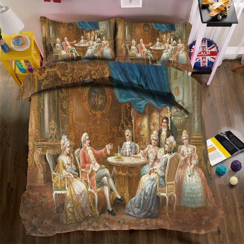 42 British Royal painting 3D Luxury Bedding set Double King Queen size Bedsheet set Duvet cover Pillowcases
42 British Royal painting 3D Luxury Bedding set Double King Queen size Bedsheet set Duvet cover Pillowcases