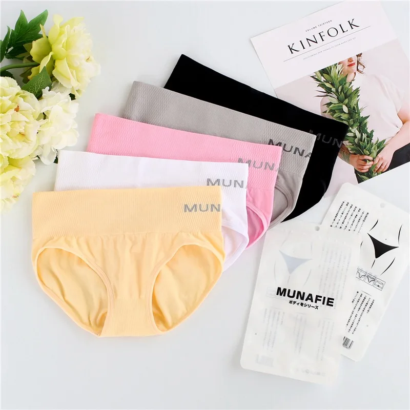 5pcs/Lot Japanese-style Mid-waist Seamless Women's Panties Briefs High-elastic Tummy And Comfortable Women's Panties
5pcs/Lot Japanese-style Mid-waist Seamless Women's Panties Briefs High-elastic Tummy And Comfortable Women's Panties