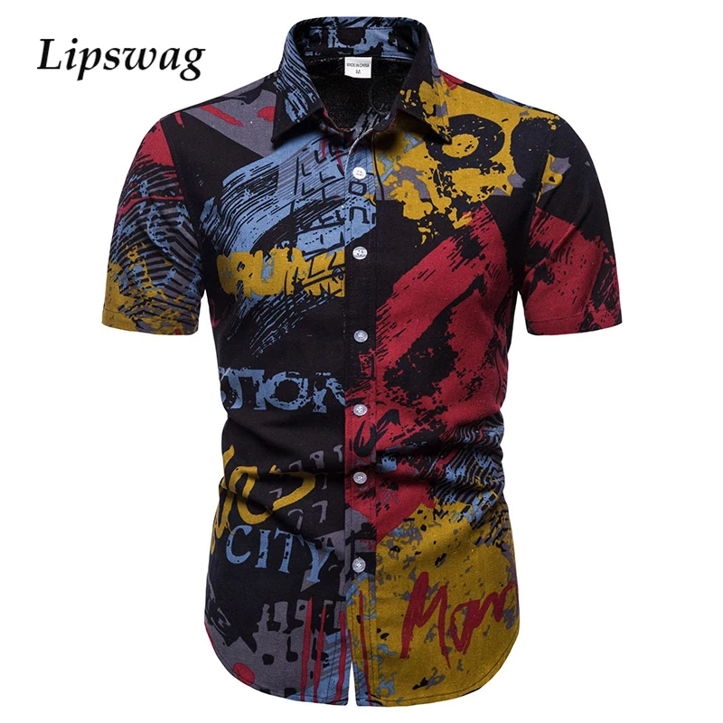 2021 Spring New Mens Vintage Floral Print Shirt Summer Short Sleeve Slim Tops Male Fashion Casual Turndown Collar Streetwear 3XL
2021 Spring New Mens Vintage Floral Print Shirt Summer Short Sleeve Slim Tops Male Fashion Casual Turndown Collar Streetwear 3XL