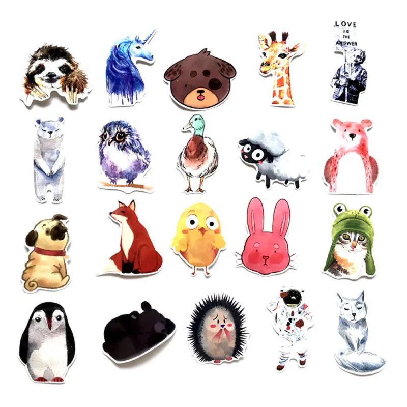 50PCS Animal Bike Stickers Graffiti Laptop Stickers Scrapbooking Stickers Bicycle Skateboard Luggage Decal Patches Sticker Decor
50PCS Animal Bike Stickers Graffiti Laptop Stickers Scrapbooking Stickers Bicycle Skateboard Luggage Decal Patches Sticker Decor