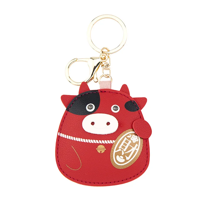 Cute Leather Cow Doll Keychain Lovely Cartoon Dairy Lovers Car Key Ring Girl Bag Pendant Accessories Lovers New Year Gift 2021 
Cute Leather Cow Doll Keychain Lovely Cartoon Dairy Lovers Car Key Ring Girl Bag Pendant Accessories Lovers New Year Gift 2021