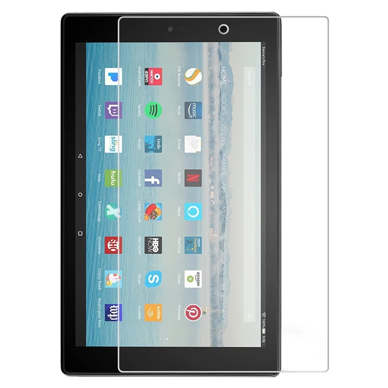 Фото Закаленное стекло для защиты экрана планшета Amazon Kindle Fire HD 10 8 2020 2019 2017 HD10 1 HD8