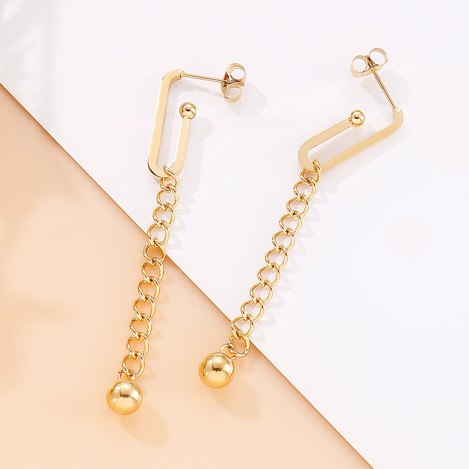 Round Bead Drop Earrings For Women Fashion Simple Three-color Stainless Steel Jewelry Party Gift
Round Bead Drop Earrings For Women Fashion Simple Three-color Stainless Steel Jewelry Party Gift