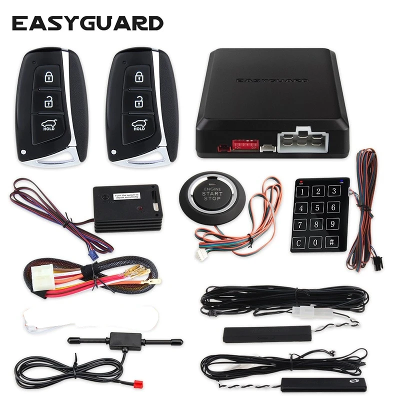 EASYGUARD Start Stop Button Remote Start Car Security System Central Locking PKE Passive Keyless Entry Car Alarm
EASYGUARD Start Stop Button Remote Start Car Security System Central Locking PKE Passive Keyless Entry Car Alarm