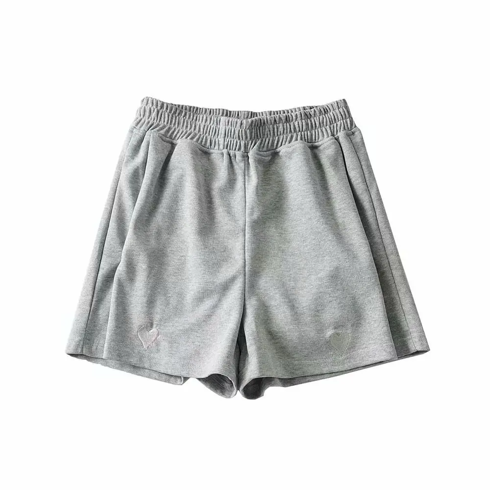 21 Summer New Korean Style Fashion Sports and Leisure Women's Pants Elastic Waist 7 Color Love Embroidered Shorts
21 Summer New Korean Style Fashion Sports and Leisure Women's Pants Elastic Waist 7 Color Love Embroidered Shorts