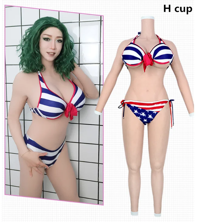 Full Body Silicone Breast Forms H Cup Boobs Whole Body Suits for Drag Queen Crossdresser Shemale Men Bodysuit Sexy Corset
Full Body Silicone Breast Forms H Cup Boobs Whole Body Suits for Drag Queen Crossdresser Shemale Men Bodysuit Sexy Corset