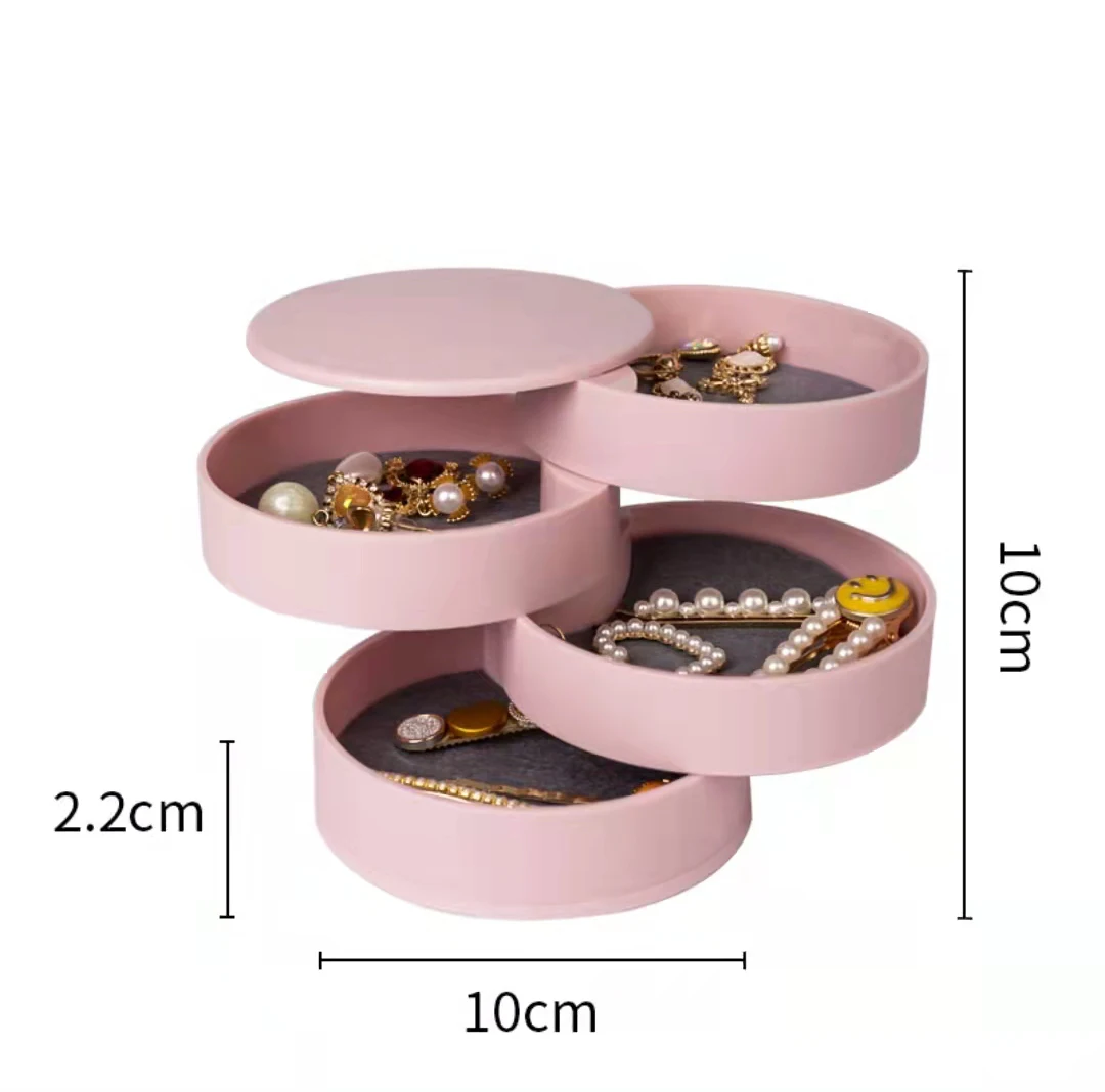 Four Floor Storage Box Jewelry Box Rotating Home Ring Necklace Bracelet With Cover Watch Jewelry Box Home Bedroom Storage Box
Four Floor Storage Box Jewelry Box Rotating Home Ring Necklace Bracelet With Cover Watch Jewelry Box Home Bedroom Storage Box