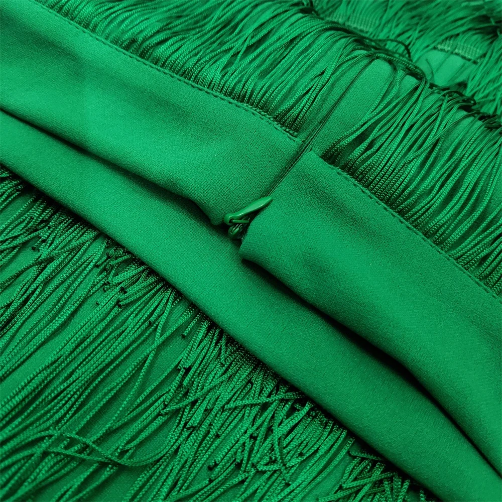 Green Fringe Bodycon Pencil Skirts Tassel High Waist Women Stretch Sheath Midi Length Ladies Slim Jupe Saias faldas Plus Size
Green Fringe Bodycon Pencil Skirts Tassel High Waist Women Stretch Sheath Midi Length Ladies Slim Jupe Saias faldas Plus Size