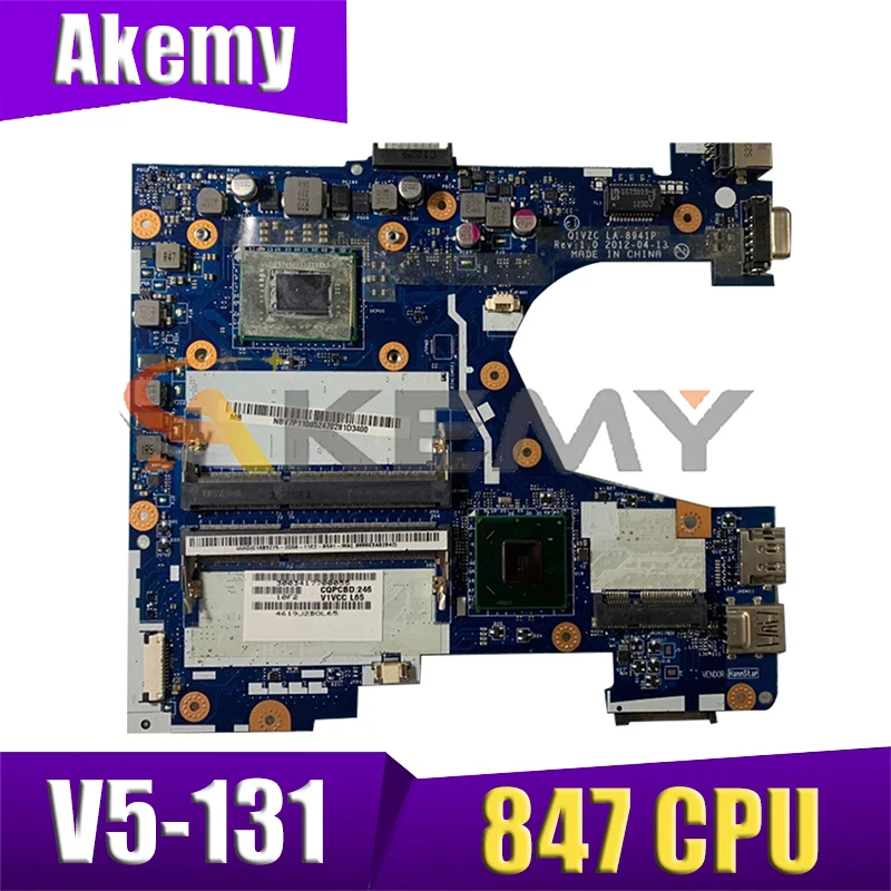 AKEMY Q1VZC LA-8941P NBSH511001 NB.SH511.001 laptop motherboard For acer Aspire V5-131 Celeron 847 CPU DDR3
AKEMY Q1VZC LA-8941P NBSH511001 NB.SH511.001 laptop motherboard For acer Aspire V5-131 Celeron 847 CPU DDR3