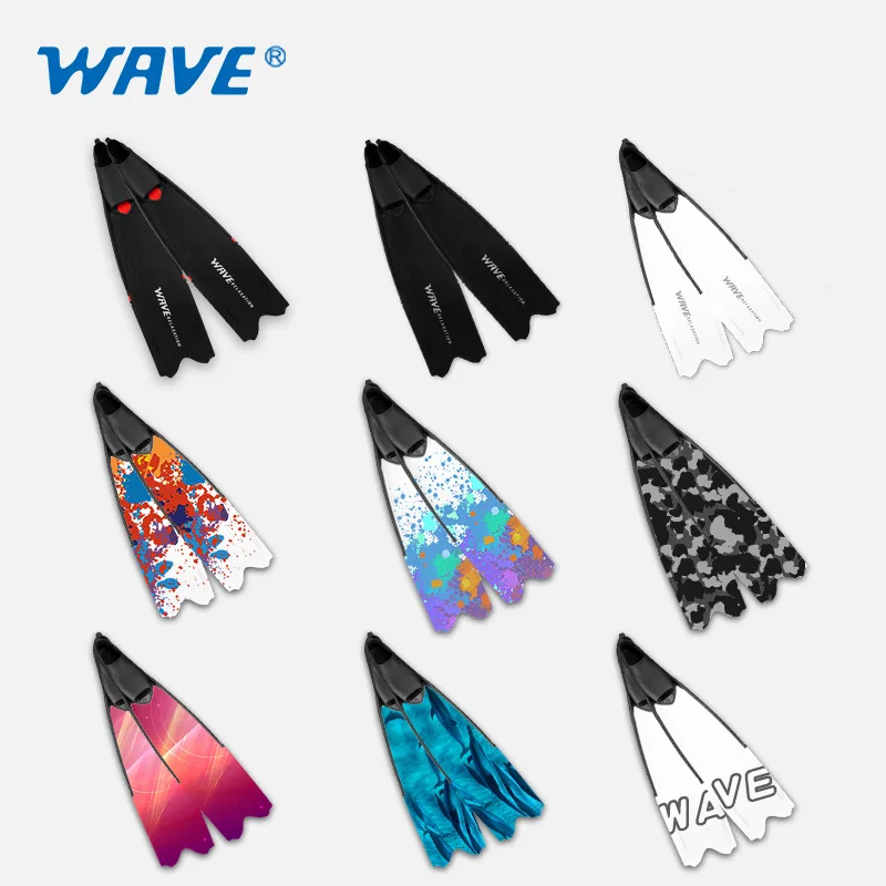 

TaoBo Brand WAVE Professional Diving Flippers for Men Women PP TPR Sole Anti-skid High Toughness Water Sports Snorkel Foot Fins