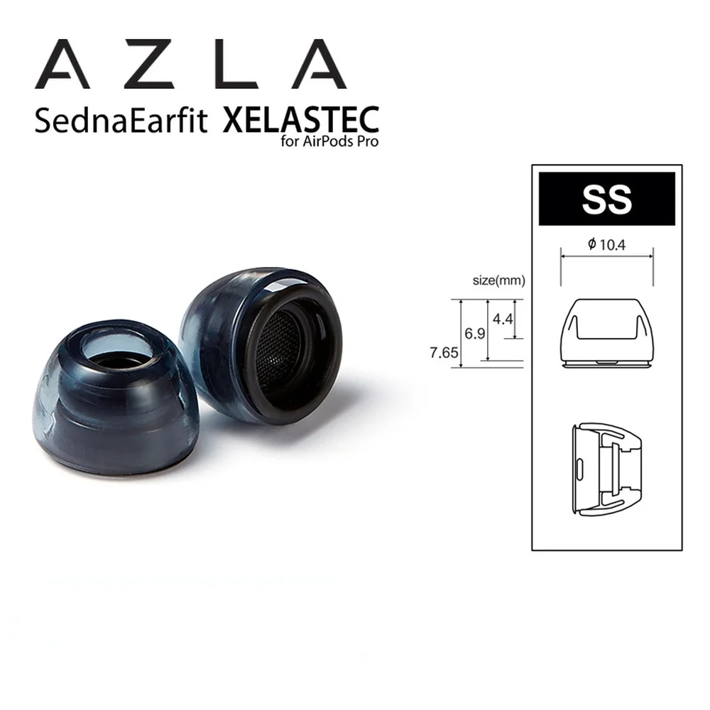 AZLA Xelastec Ear Tips for AirPods pro Wireless bluetooth headset Earbuds Anti-Slip Avoid Falling Off Vocal sticky earplugs
AZLA Xelastec Ear Tips for AirPods pro Wireless bluetooth headset Earbuds Anti-Slip Avoid Falling Off Vocal sticky earplugs
