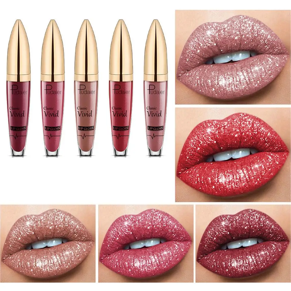 5 Colors Diamond Shimmer Glitter Lipg Loss Matte To Glitter Liquid Lipstick Waterproof Diamond Pearl Colour Lip Gloss Make Up
5 Colors Diamond Shimmer Glitter Lipg Loss Matte To Glitter Liquid Lipstick Waterproof Diamond Pearl Colour Lip Gloss Make Up