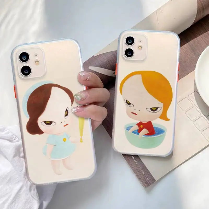 Art Cartoon Yoshitomo Nara Phone Case For iphone 12 11 13 Pro Max X XS Max XR 7 8 6 Plus 12mini Translucent Matte Shockproof
Art Cartoon Yoshitomo Nara Phone Case For iphone 12 11 13 Pro Max X XS Max XR 7 8 6 Plus 12mini Translucent Matte Shockproof