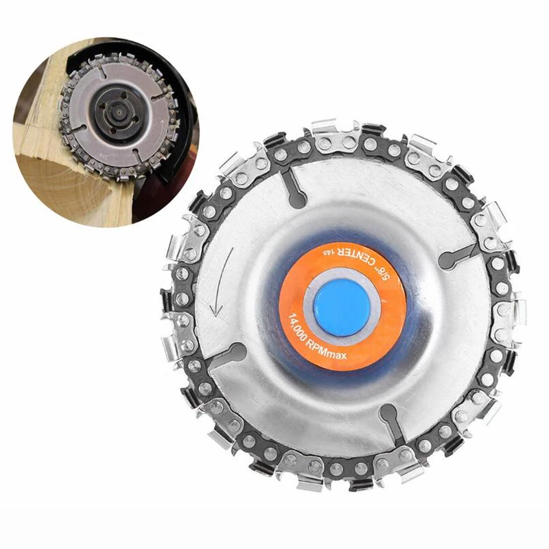 4 Inch Grinder Disc And Chain 22 Tooth Fine Cut Chain Set For 100/115 Angle Grinder Woodworking Carving Grinding And Cutting
4 Inch Grinder Disc And Chain 22 Tooth Fine Cut Chain Set For 100/115 Angle Grinder Woodworking Carving Grinding And Cutting
