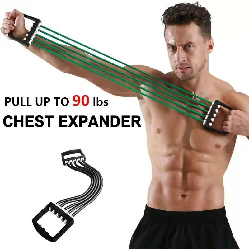 Sports chest expander rubber rope bungee training rope fitness resistance belt latex sports yoga tube rope
Sports chest expander rubber rope bungee training rope fitness resistance belt latex sports yoga tube rope
